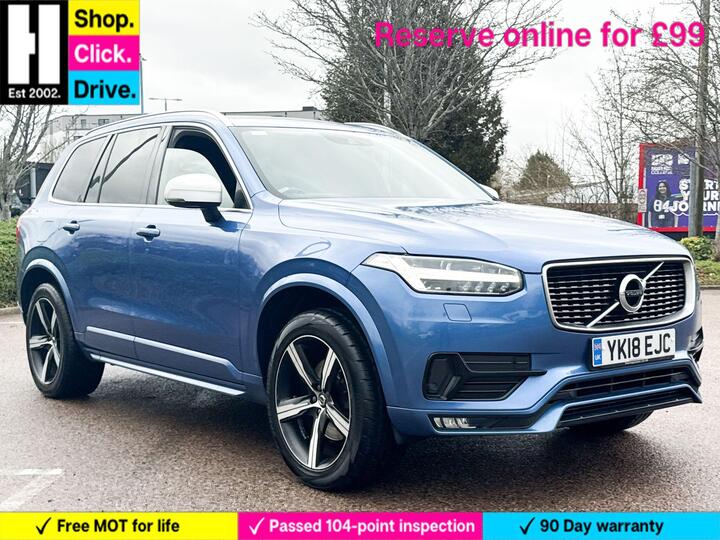 Volvo XC90 2.0 D5 PowerPulse R-Design Auto 4WD Euro 6 (s/s) 5dr