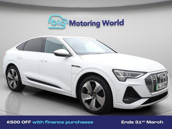 Audi E-tron 55 S Line Sportback Auto Quattro 5dr 95kWh (11kW Charger)