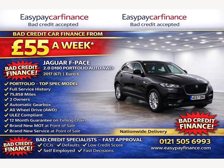 Jaguar F-PACE 2.0 D180 Portfolio Auto AWD Euro 6 (s/s) 5dr