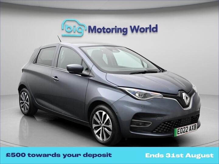 Renault Zoe R135 EV50 52kWh GT Edition Auto 5dr (Rapid Charge)