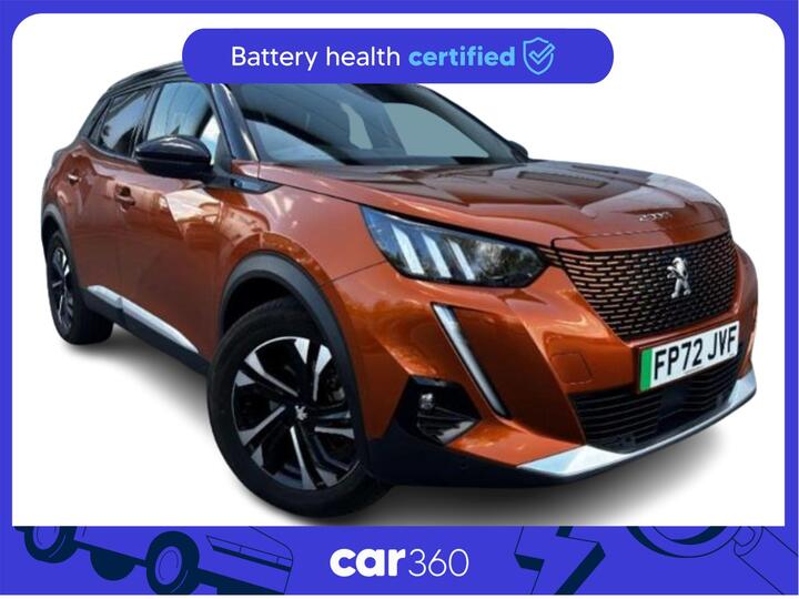 Peugeot E-2008 50kWh GT Auto 5dr (7kW Charger)