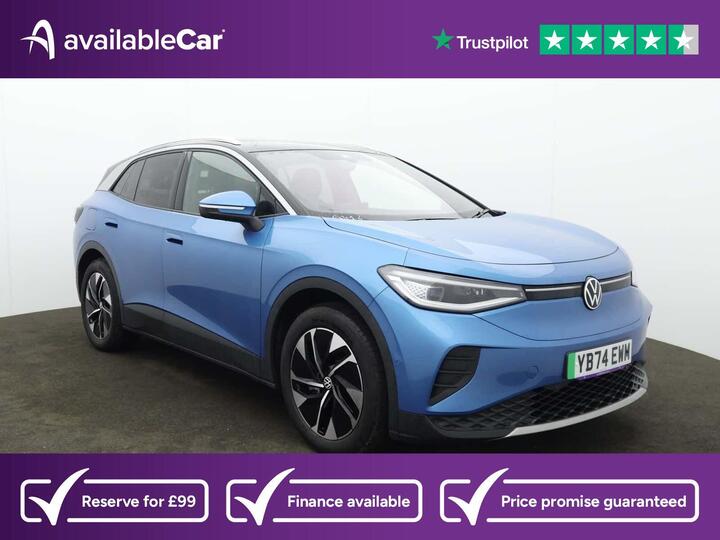 Volkswagen ID.4 Pro 77kWh Match Auto 5dr Volkswagen ID.4 Pro 77kWh Match Auto 5dr