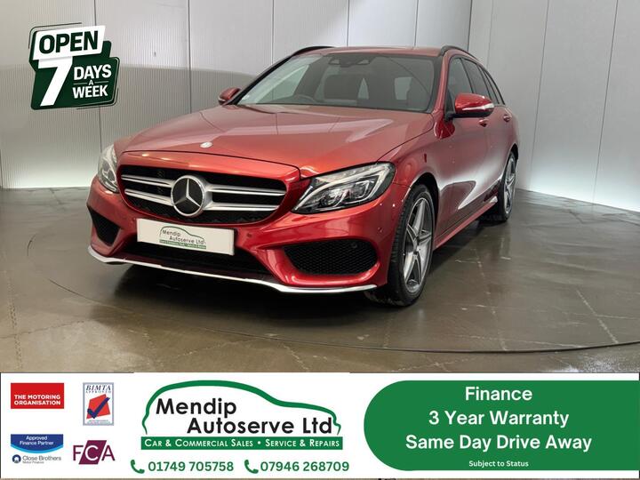 Mercedes-Benz C Class 2.0 C200 AMG Line (Premium Plus) Estate 5dr Petrol 7G-Tronic+ Euro 6 (s/s) (184 Ps)
