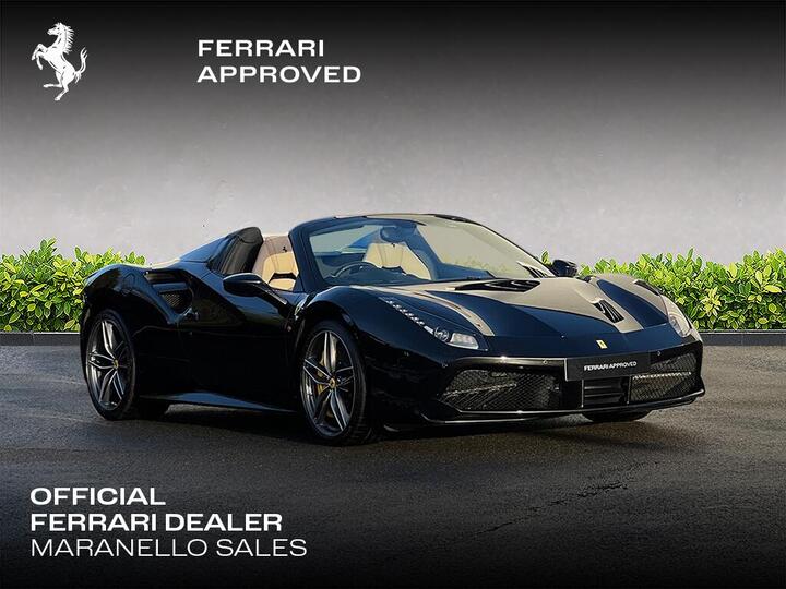 Ferrari 488 3.9T V8 Spider F1 DCT Euro 6 (s/s) 2dr Ferrari 488 3.9T V8 Spider F1 DCT Euro 6 (s/s) 2dr