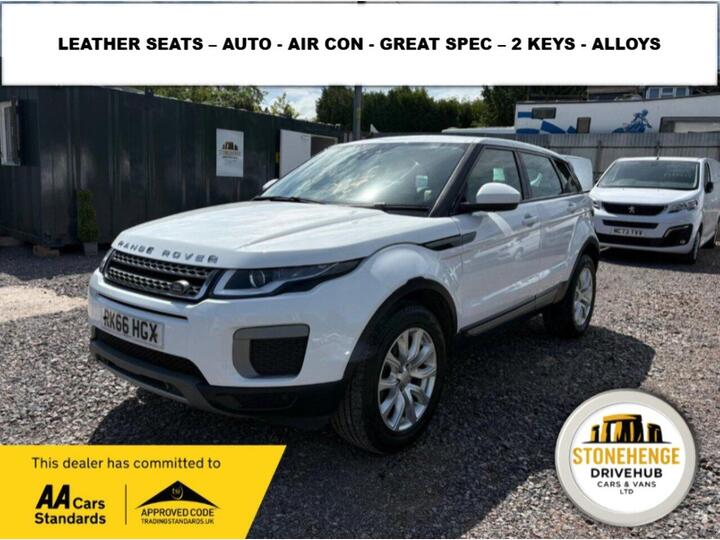 Land Rover RANGE ROVER EVOQUE 2.0 TD4 SE Auto 4WD Euro 6 (s/s) 5dr Land Rover RANGE ROVER EVOQUE 2.0 TD4 SE Auto 4WD Euro 6 (s/s) 5dr
