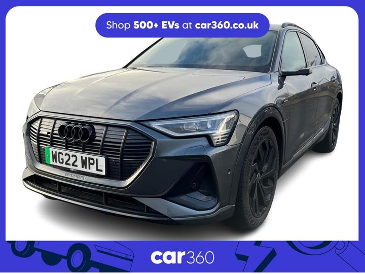 Audi E-tron 50 Black Edition Sportback Auto Quattro 5dr 71.2kWh (11kW Charger)