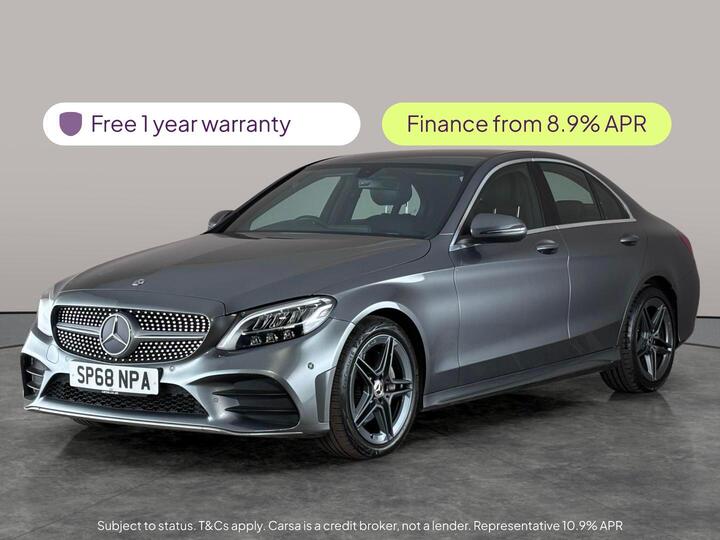 Mercedes-Benz C Class 1.5 C200 MHEV EQ Boost AMG Line G-Tronic+ Euro 6 (s/s) 4dr