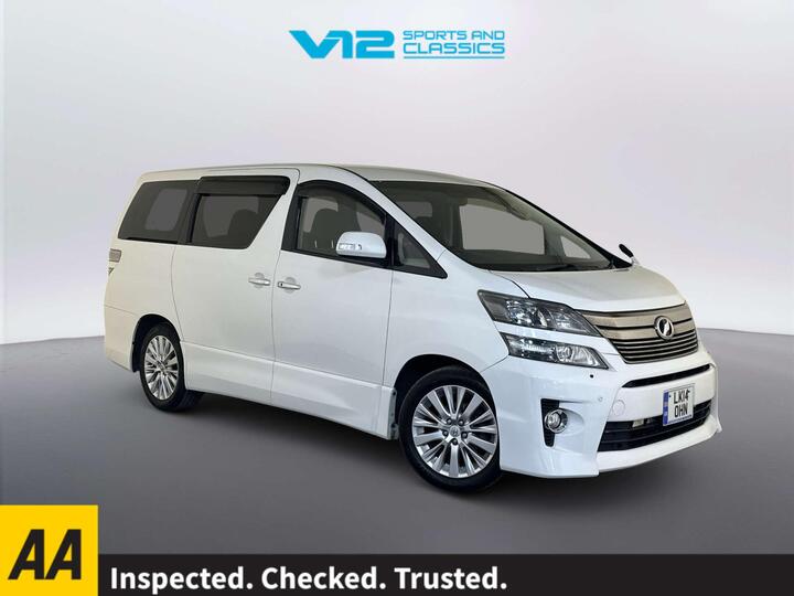 Toyota Vellfire 2.4L Petrol MPV 8 Seats Automatic White