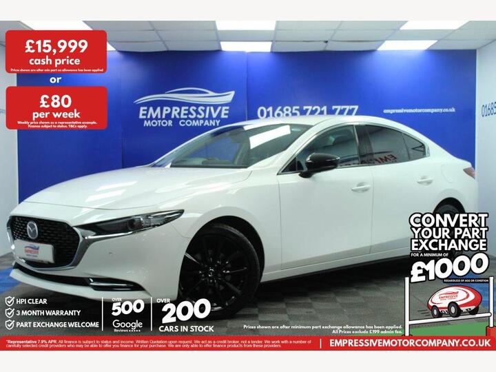 Mazda MAZDA3 2.0 SKYACTIV-X MHEV GT Sport Euro 6 (s/s) 4dr