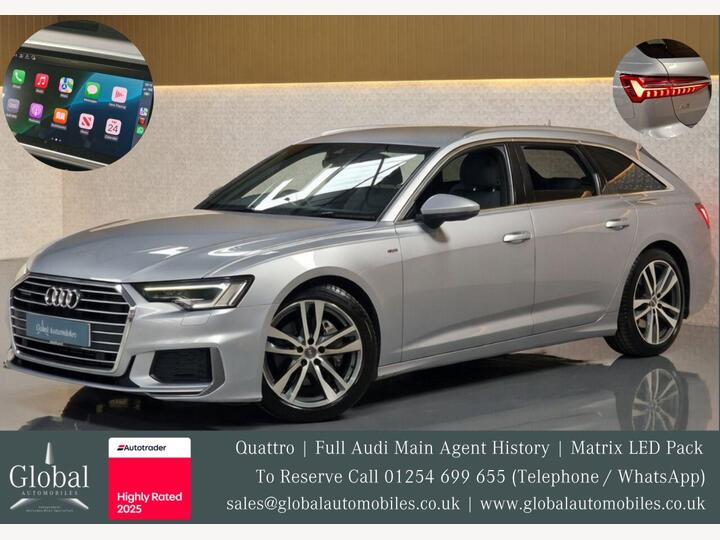 Audi A6 AVANT 2.0 TFSI 45 S Line S Tronic Quattro Euro 6 (s/s) 5dr Audi A6 AVANT 2.0 TFSI 45 S Line S Tronic Quattro Euro 6 (s/s) 5dr