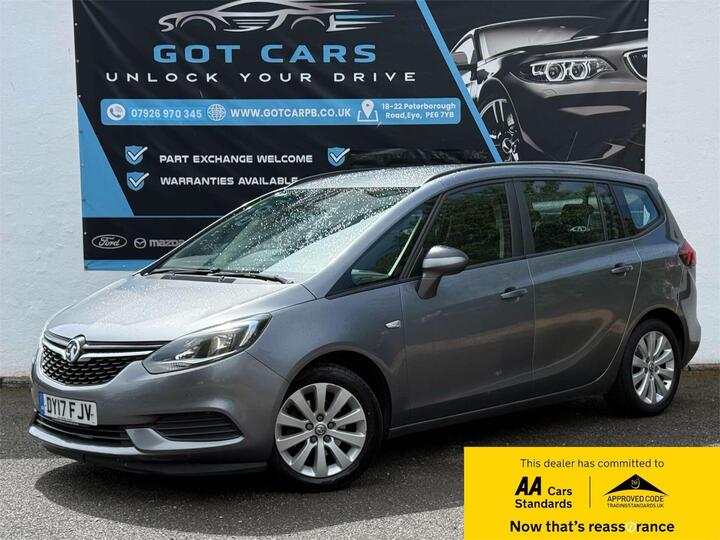 Vauxhall Zafira Tourer 1.4i Turbo Design Euro 6 5dr
