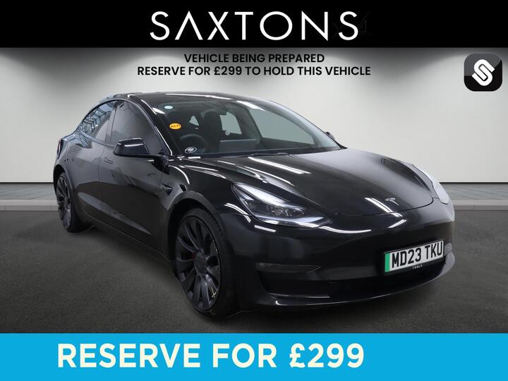 Tesla Model 3 (Dual Motor) Performance Auto 4WDE 4dr (Performance Upgrade)