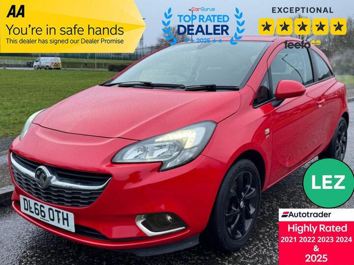 Vauxhall CORSA 1.0i Turbo EcoFLEX SRi Euro 6 (s/s) 3dr