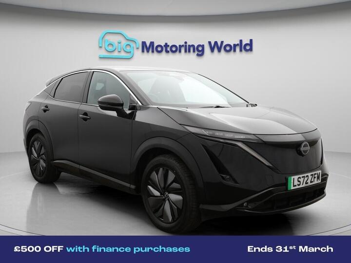Nissan ARIYA 63kWh Advance Auto 5dr 7.4kW Charger