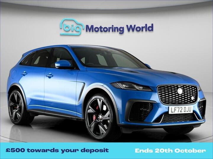 Jaguar F-PACE 5.0 P550 V8 SVR Quickshift AWD Euro 6 (s/s) 5dr