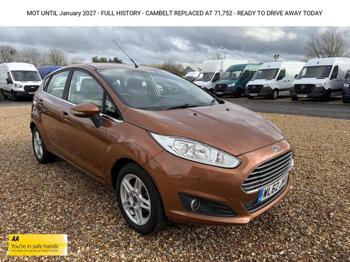 Ford Fiesta 1.0T EcoBoost Zetec Euro 5 (s/s) 5dr