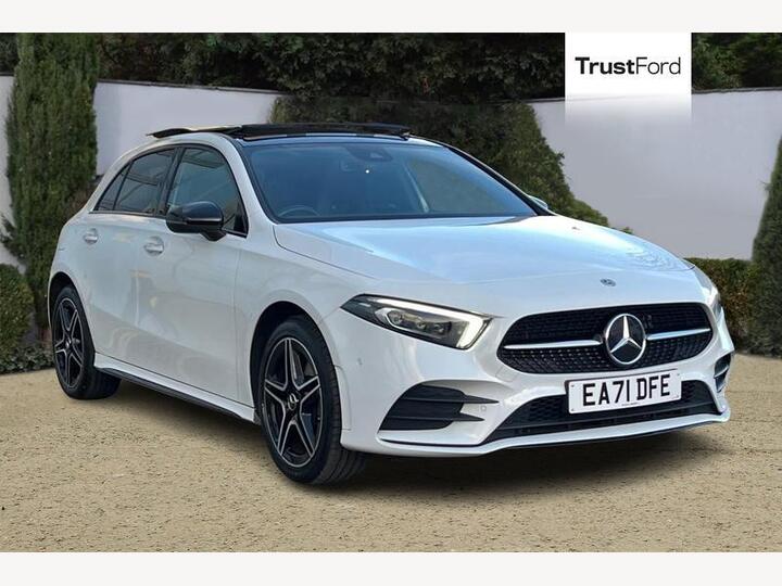 Mercedes-Benz A CLASS 1.3 A250e 15.6kWh AMG Line Edition (Premium Plus) 8G-DCT Euro 6 (s/s) 5dr Mercedes-Benz A CLASS 1.3 A250e 15.6kWh AMG Line Edition (Premium Plus) 8G-DCT Euro 6 (s/s) 5dr