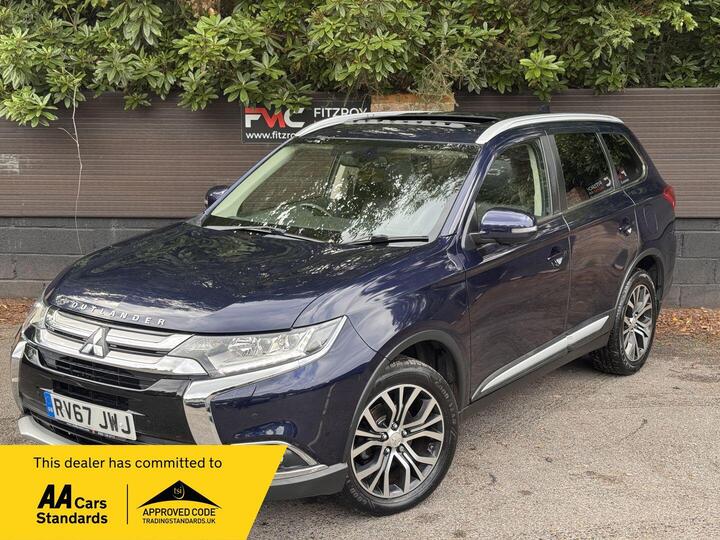 Mitsubishi Outlander 2.2 DI-D 4 Auto 4WD Euro 6 5dr Mitsubishi Outlander 2.2 DI-D 4 Auto 4WD Euro 6 5dr
