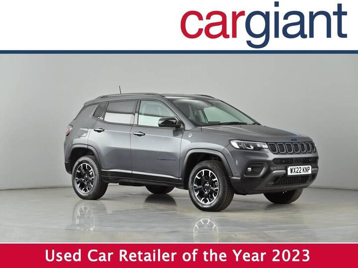 Jeep Compass 1.3 GSE T4 11.4kWh Trailhawk Auto 4xe Euro 6 (s/s) 5dr Jeep Compass 1.3 GSE T4 11.4kWh Trailhawk Auto 4xe Euro 6 (s/s) 5dr