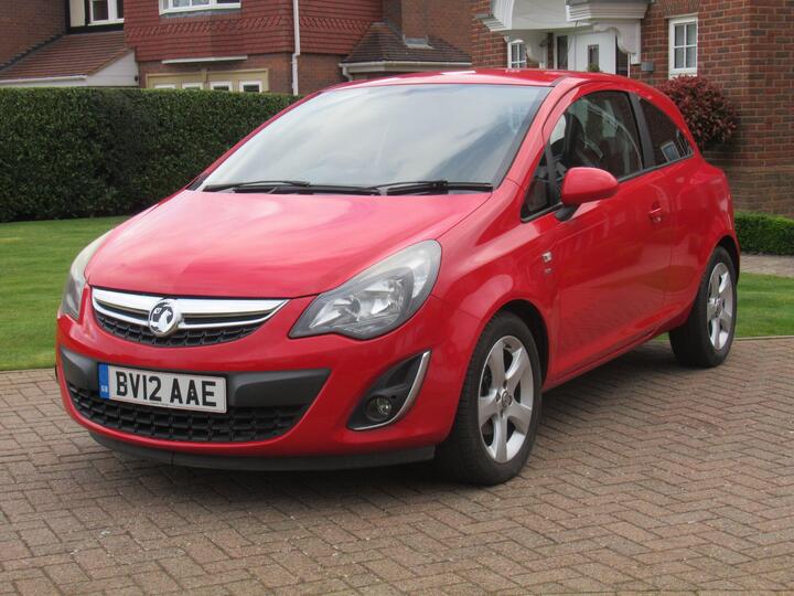 Vauxhall Corsa 1.2i EcoFLEX 16V SXi Euro 5 (s/s) 3dr (A/C)