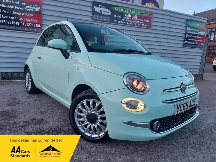 Fiat 500 1.2 Lounge Euro 6 (s/s) 3dr