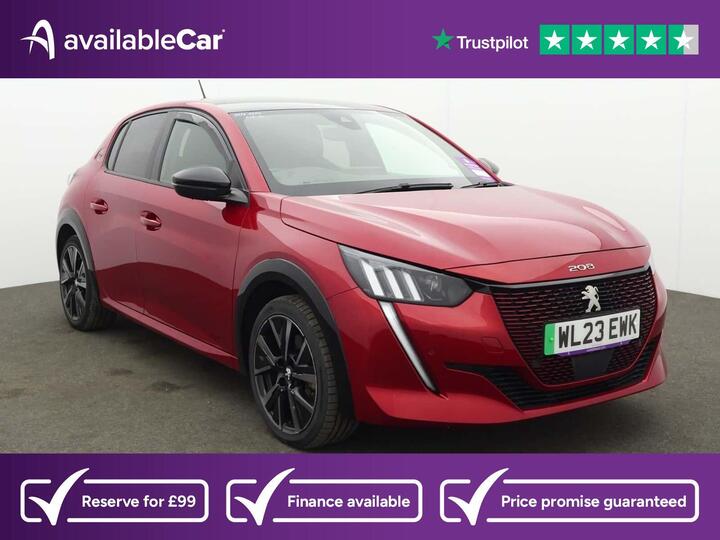 Peugeot E-208 50kWh GT Auto 5dr (7.4kW Charger)