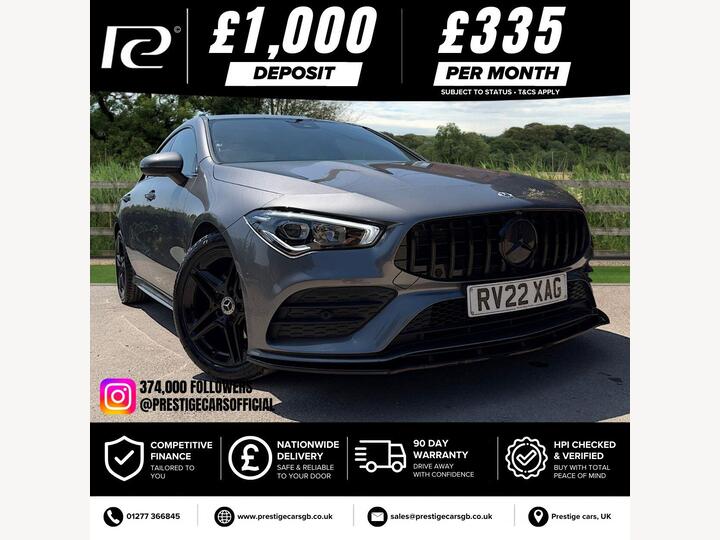 Mercedes-Benz CLA 1.3 CLA180 AMG Line (Premium 2) Coupe 7G-DCT Euro 6 (s/s) 4dr
