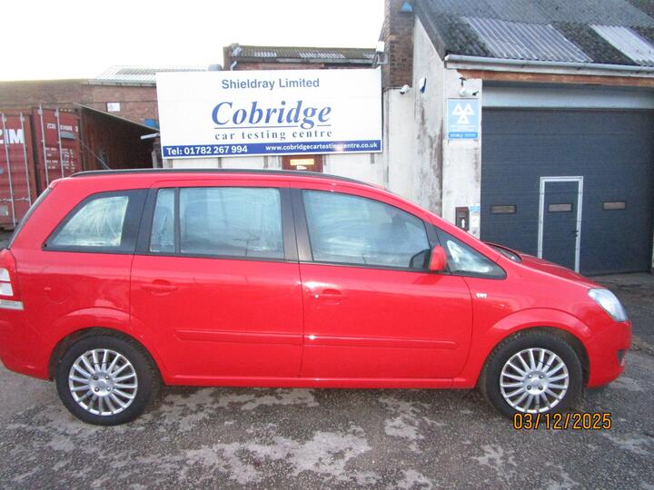 Vauxhall Zafira 1.6 16V Exclusiv Euro 5 5dr