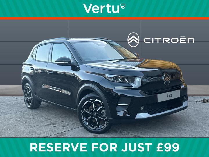 Citroen C3 Standard Range 44kWh MAX Auto 5dr (7.4kW Charger)