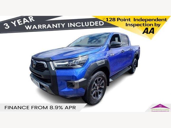 Toyota HI-LUX 2.8 D-4D Invincible X Auto 4WD Euro 6 (s/s) 4dr Toyota HI-LUX 2.8 D-4D Invincible X Auto 4WD Euro 6 (s/s) 4dr