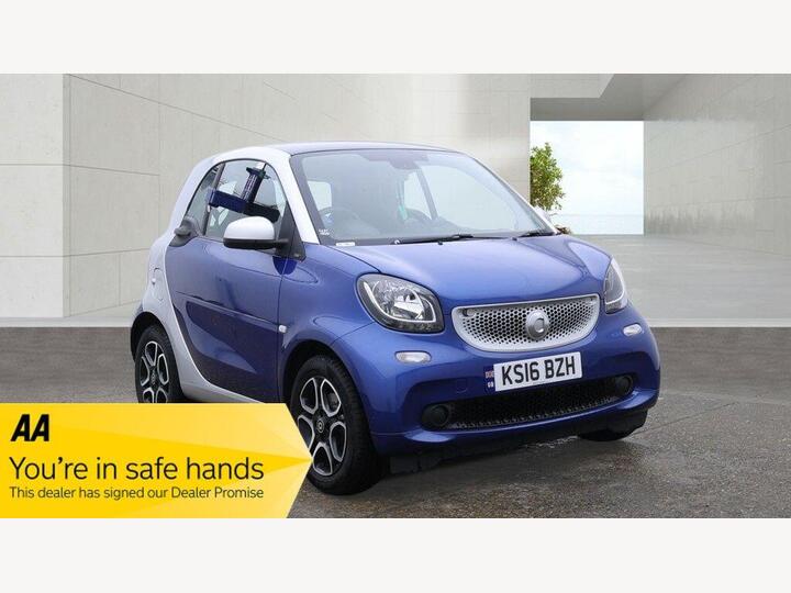 Smart Fortwo 0.9T Prime (Premium) Twinamic Euro 6 (s/s) 2dr