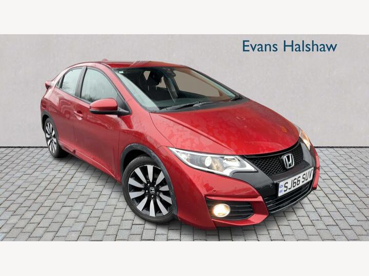 Honda CIVIC HATCHBACK 1.8 I-VTEC SE Plus (Navi) Euro 6 (s/s) 5dr