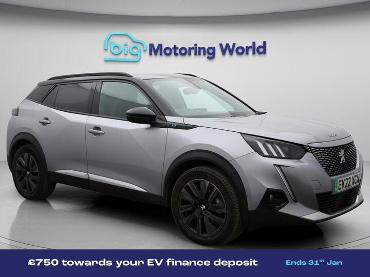Peugeot E-2008 50kWh GT Premium Auto 5dr (7kW Charger)