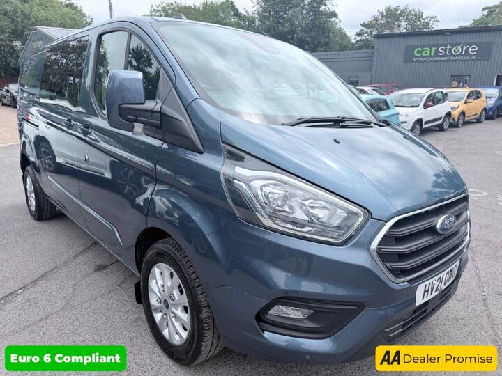 Ford TRANSIT CUSTOM 2.0 320 EcoBlue Limited Crew Van L2 H1 Euro 6 (s/s) 5dr (6 Seat) Ford TRANSIT CUSTOM 2.0 320 EcoBlue Limited Crew Van L2 H1 Euro 6 (s/s) 5dr (6 Seat)