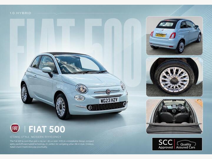 Fiat 500C 1.0 MHEV Euro 6 (s/s) 2dr