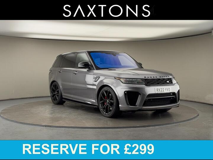 Land Rover Range Rover Sport 5.0 P575 V8 SVR Auto 4WD Euro 6 (s/s) 5dr Land Rover Range Rover Sport 5.0 P575 V8 SVR Auto 4WD Euro 6 (s/s) 5dr
