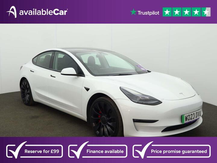 Tesla Model 3 (Dual Motor) Performance Auto 4WDE 4dr (Performance Upgrade)