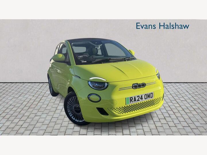 Fiat 500 ELECTRIC CABRIO 42kWh Auto 2dr