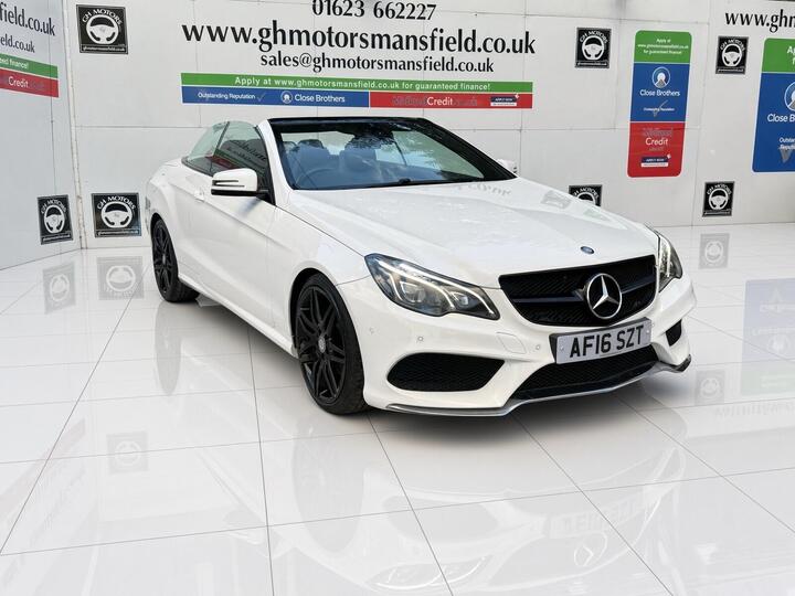 Mercedes-Benz E Class 3.0 E350d V6 AMG Line Edition Cabriolet G-Tronic+ Euro 6 (s/s) 2dr
