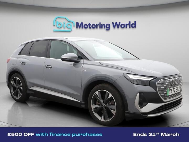 Audi Q4 E-tron 40 S Line Auto 5dr 82kWh