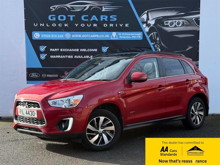 Mitsubishi ASX 2.2 DI-D 4 Auto 4WD Euro 5 (s/s) 5dr Mitsubishi ASX 2.2 DI-D 4 Auto 4WD Euro 5 (s/s) 5dr