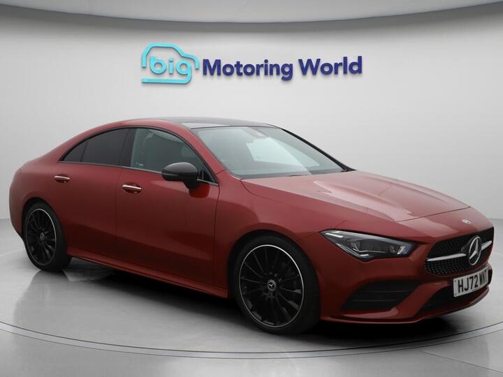 Mercedes-Benz CLA 1.3 CLA180 AMG Line Night Edition (Premium Plus) Coupe 7G-DCT Euro 6 (s/s) 4dr Mercedes-Benz CLA 1.3 CLA180 AMG Line Night Edition (Premium Plus) Coupe 7G-DCT Euro 6 (s/s) 4dr