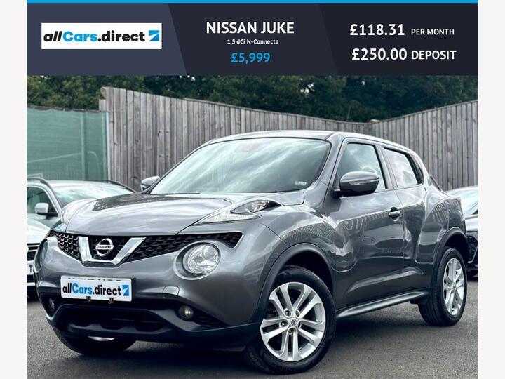 Nissan JUKE 1.5 DCi N-Connecta Euro 6 (s/s) 5dr