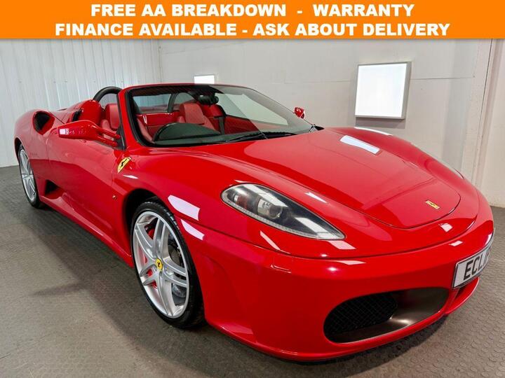 Ferrari F430 4.3 Spider 2dr Petrol F1 DCT (420 G/km, 490 Bhp) LEATHER + RED CALIPERS + ALLOY Ferrari F430 4.3 Spider 2dr Petrol F1 DCT (420 G/km, 490 Bhp) LEATHER + RED CALIPERS + ALLOY