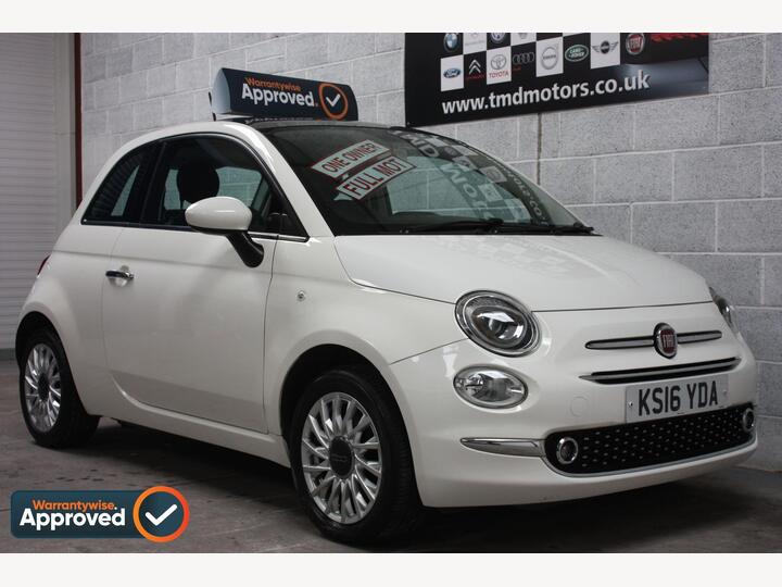 Fiat 500 1.2 Lounge Euro 6 (s/s) 3dr