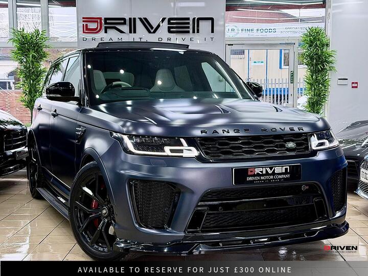 Land Rover Range Rover Sport 5.0 P575 V8 SVR Auto 4WD Euro 6 (s/s) 5dr
