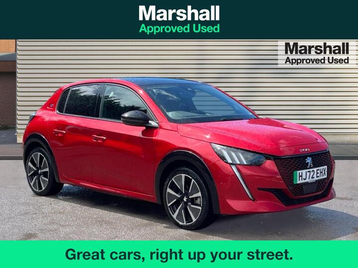 Peugeot E-208 50kWh GT Auto 5dr (7kW Charger) Peugeot E-208 50kWh GT Auto 5dr (7kW Charger)