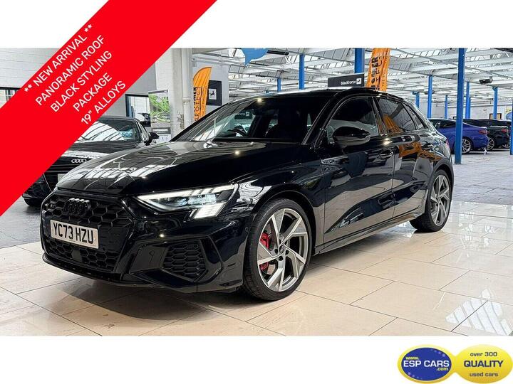 Audi S3 2.0 TFSI Black Edition Sportback S Tronic Quattro Euro 6 (s/s) 5dr