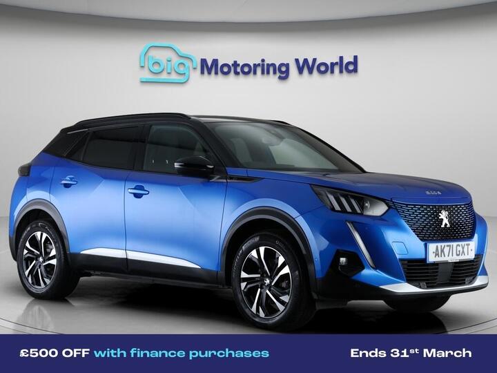 Peugeot E-2008 50kWh GT Auto 5dr