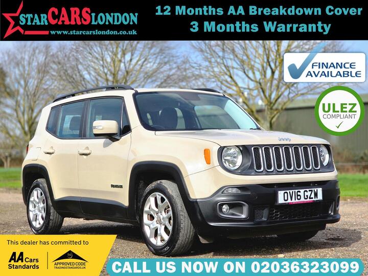 Jeep Renegade 1.4T MultiAirII Longitude DDCT Euro 6 (s/s) 5dr